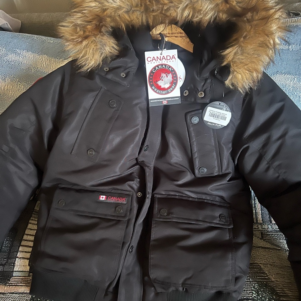 Canada Goose Black Insulated Parka - Picture 3 of 9